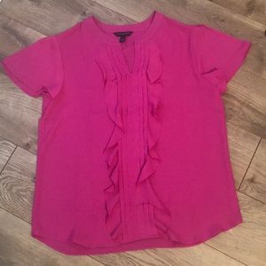 Banana Republic- bright pink blouse